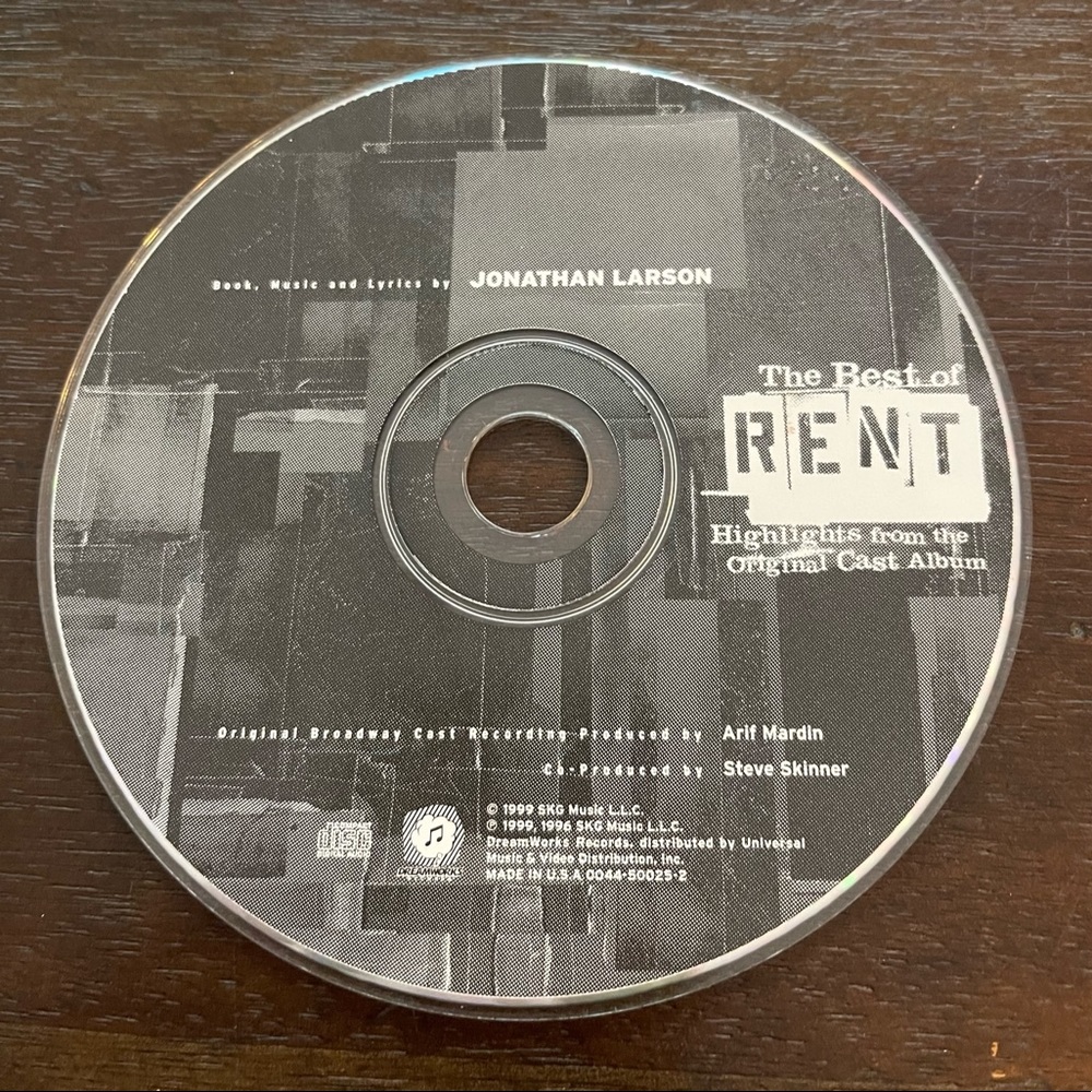 The Best of Rent CD